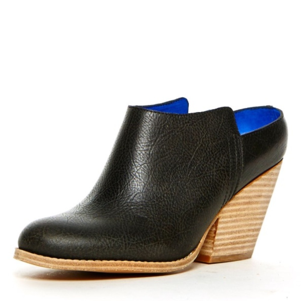 Jeffrey Campbell Vinton Black Heeled Mules
